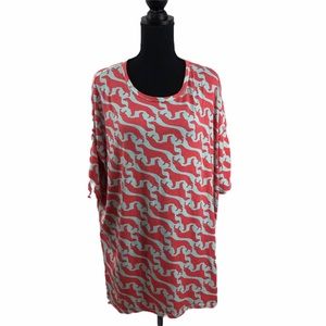 LuLaRoe Irma Medium Pink Dogs